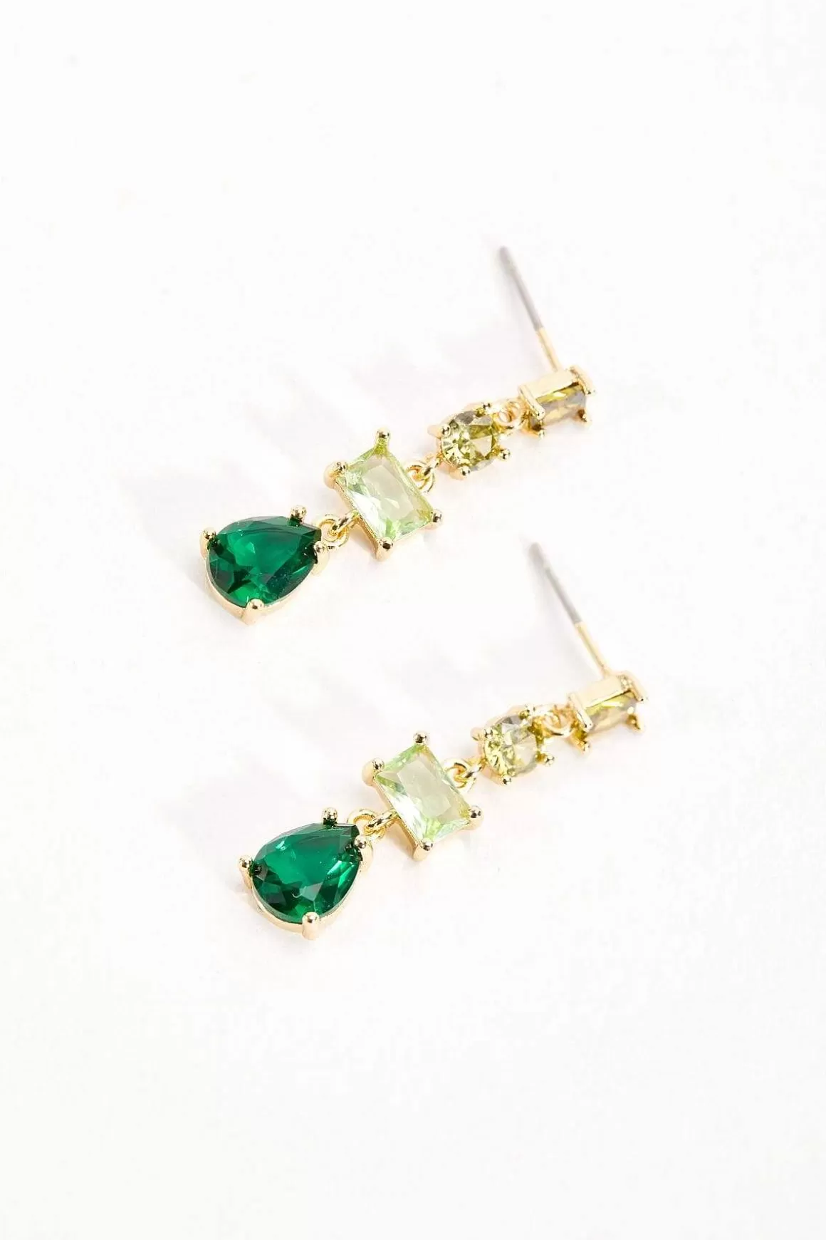 Soul Jewellery Green Jewel Earrings Outlet