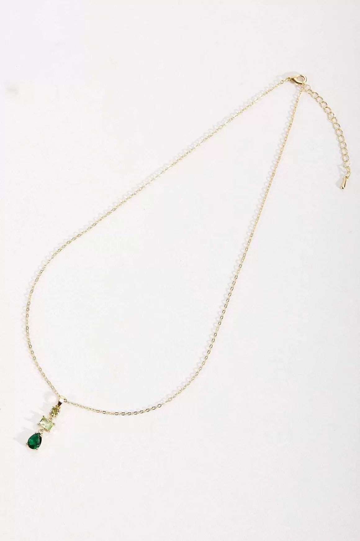 Soul Jewellery Green Jewel Necklace Best Sale
