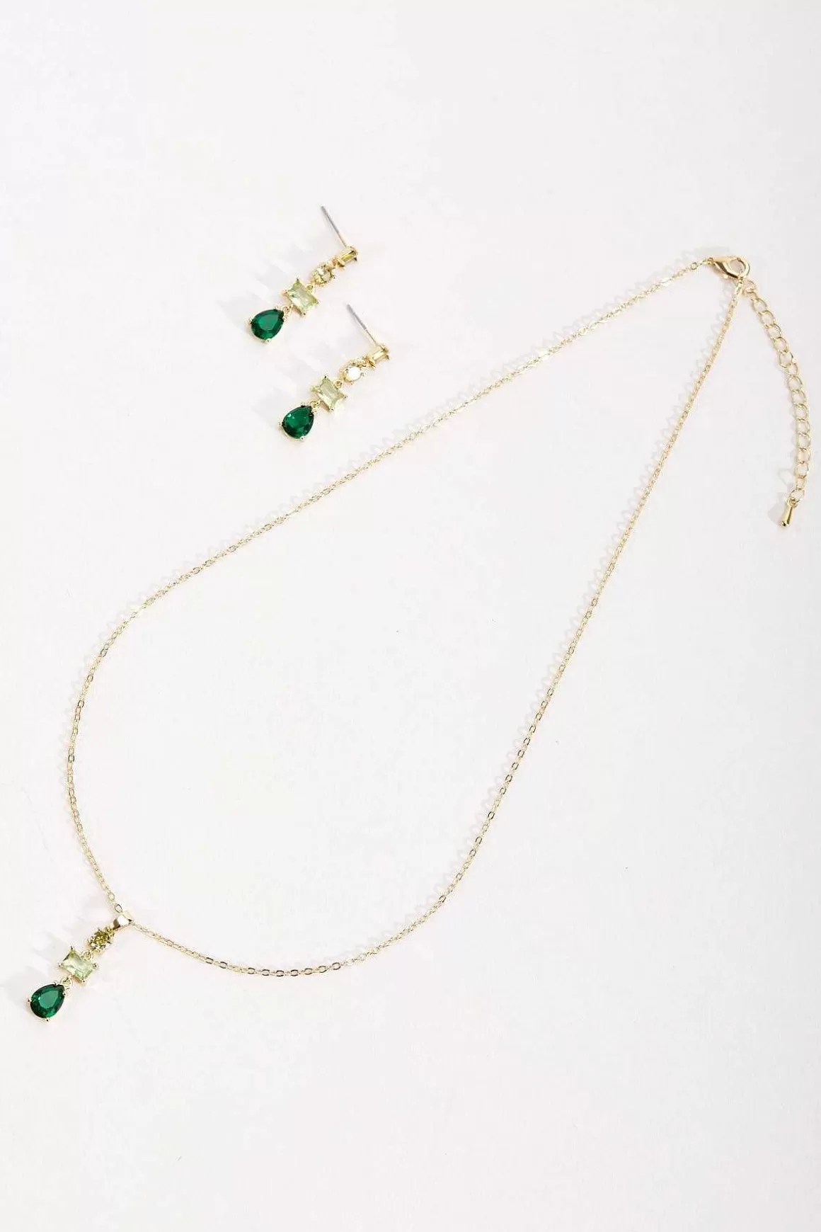 Soul Jewellery Green Jewel Necklace Best Sale