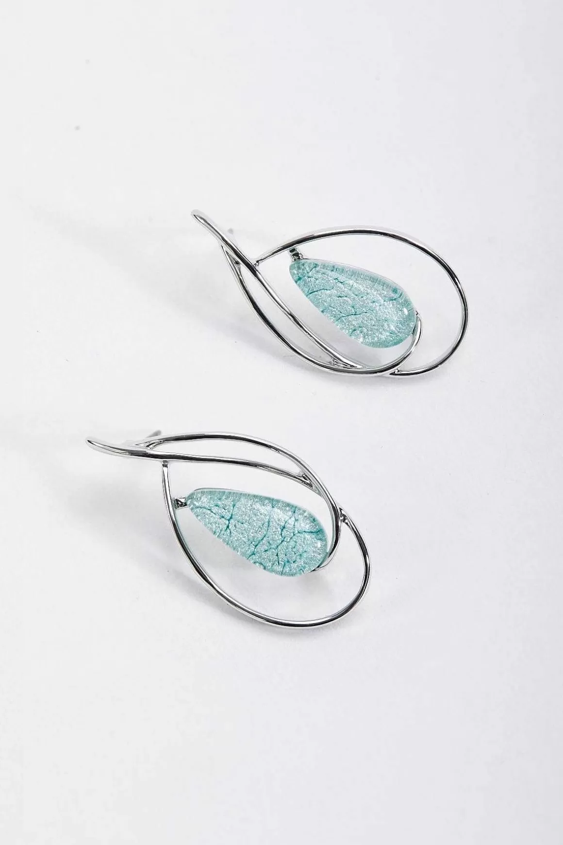 Soul Jewellery Green Marble Earrings Best Sale