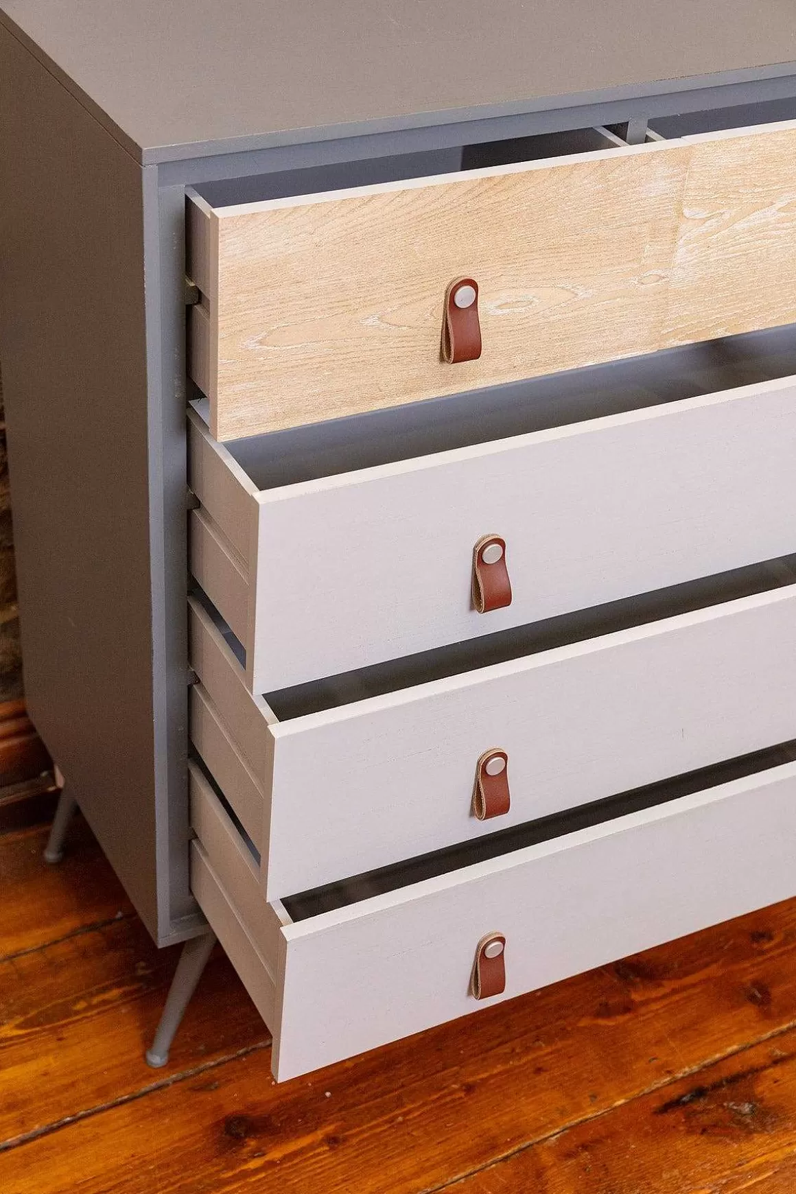 Carraig Donn HOME Grey And Wood Cabinet Best