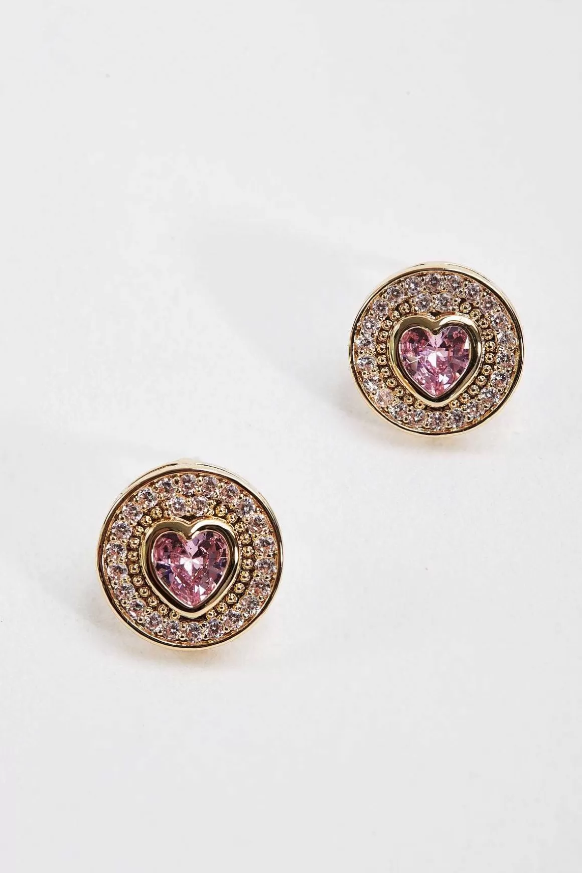 Soul Jewellery Heart Shaped Pink Diamond Earrings Best Sale