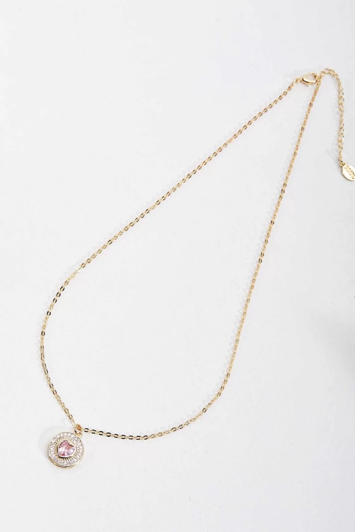 Soul Jewellery Heart Shaped Pink Diamond Necklace Shop