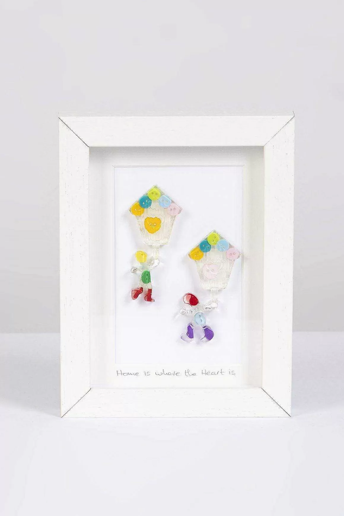 Button Studio Home Is Where The Heart Is Wall Art Fashion
