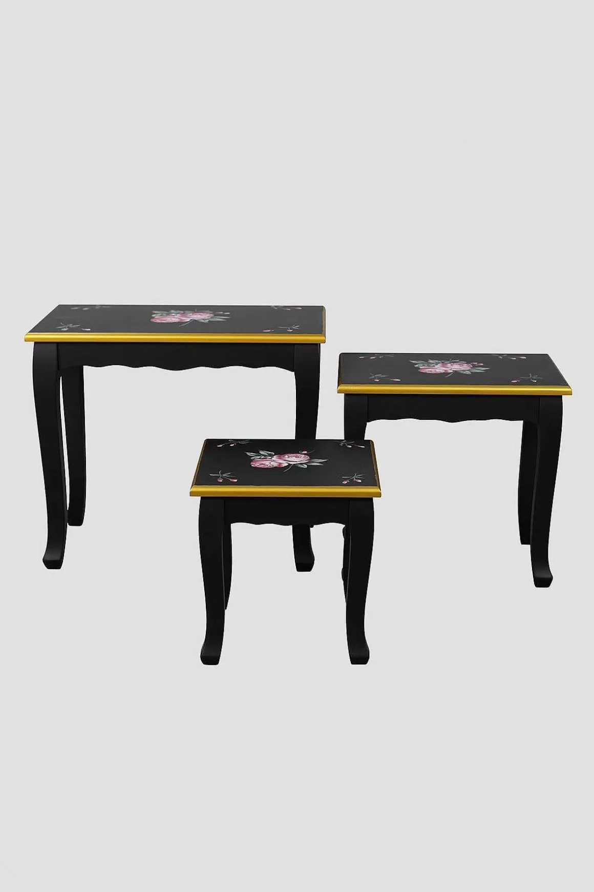 Carraig Donn HOME Isabel Black Nest Of Tables Hot