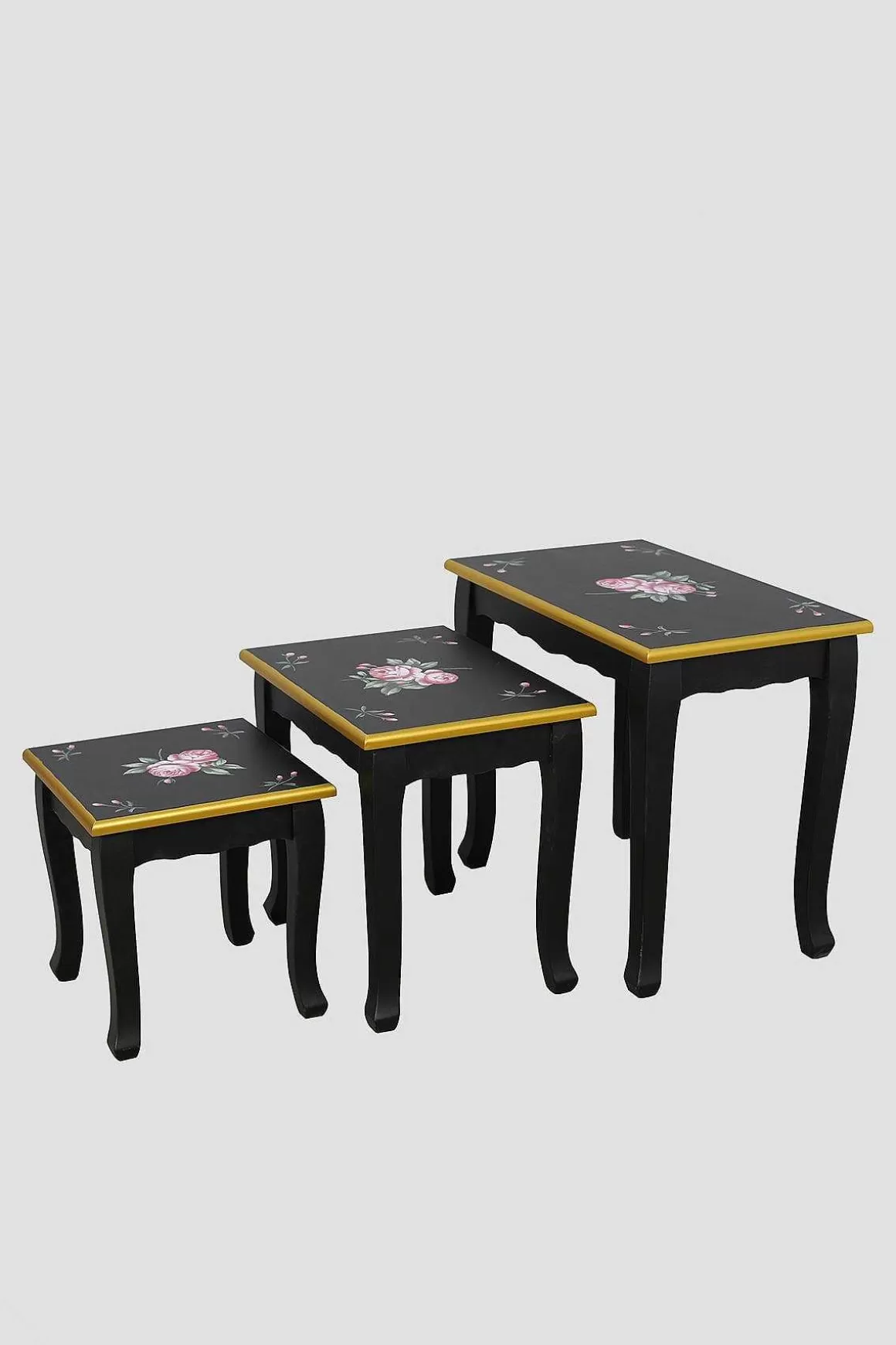 Carraig Donn HOME Isabel Black Nest Of Tables Hot