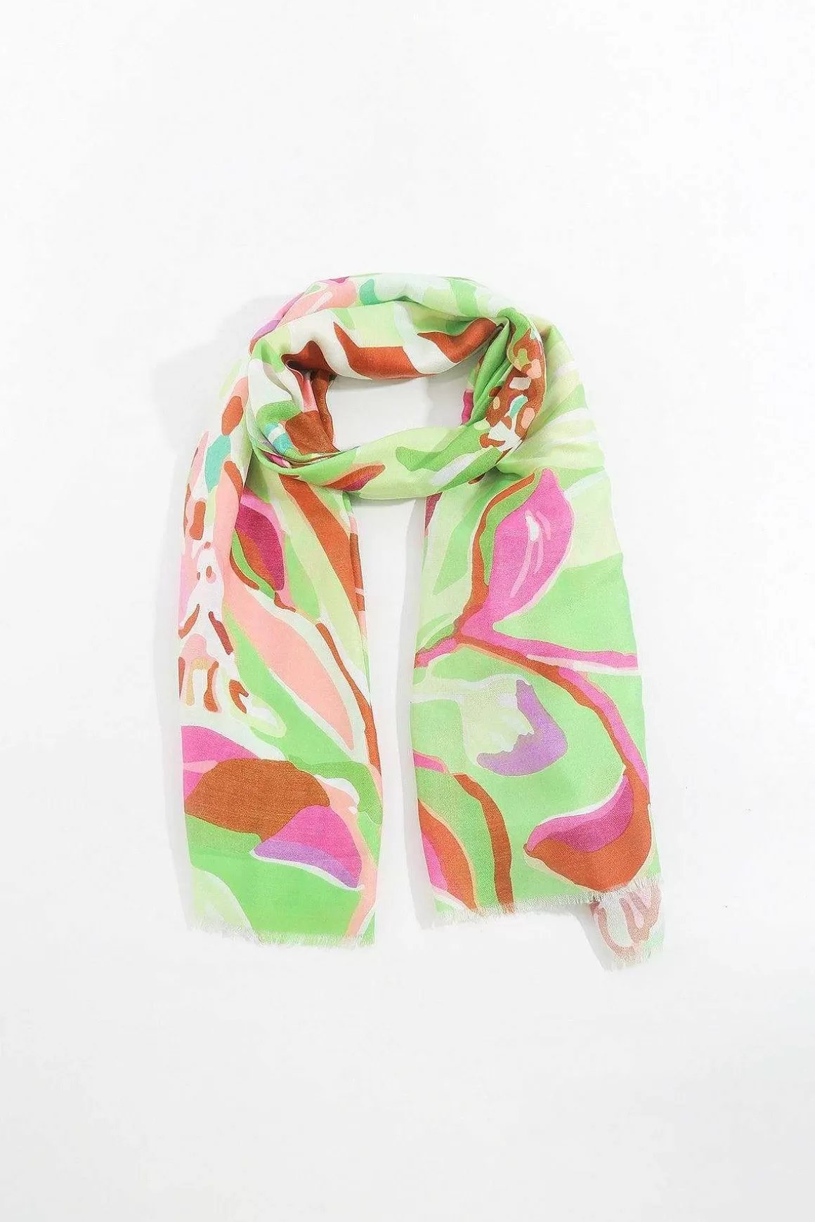 SOUL Accessories Jungle Leave Scarf In Green Best