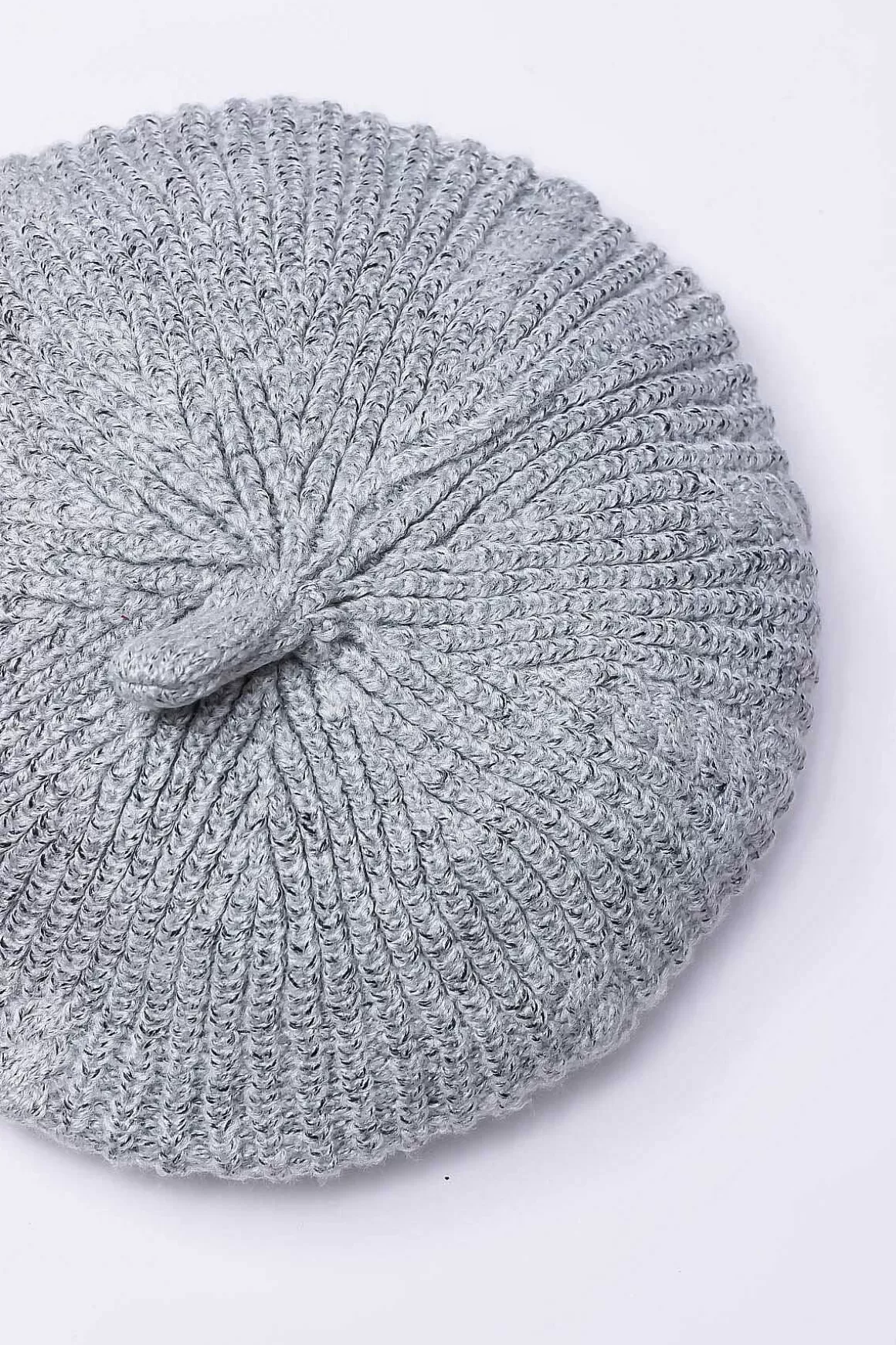 SOUL Accessories Knitted Beret In Grey Cheap
