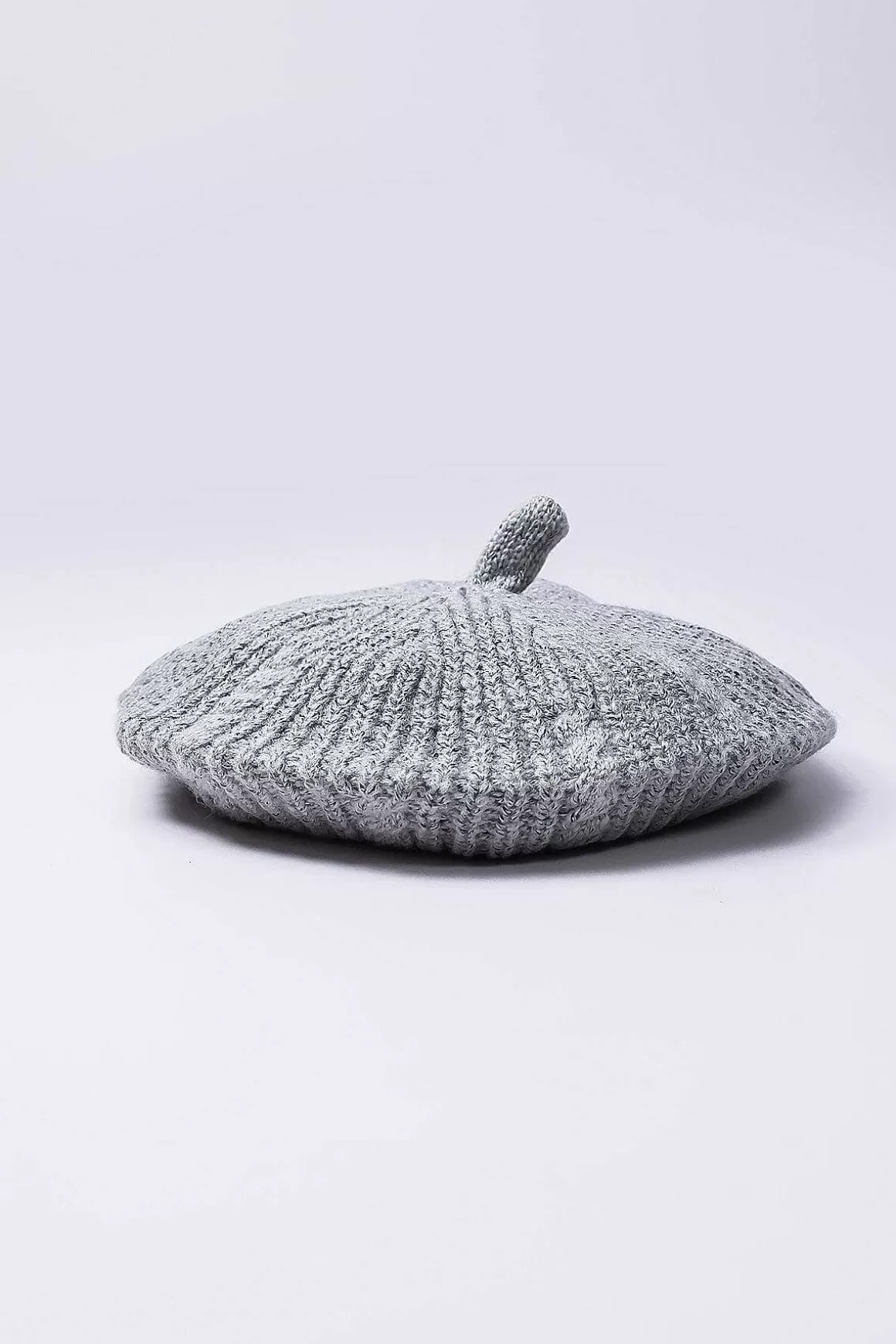 SOUL Accessories Knitted Beret In Grey Cheap