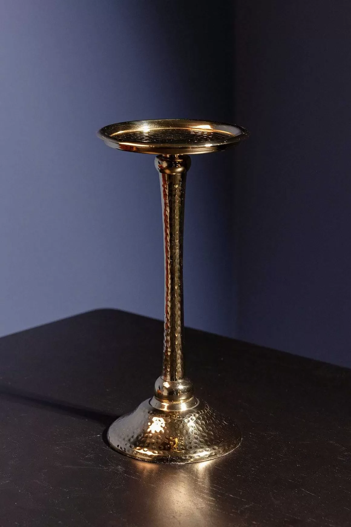 Atticus & Stone Large Gold Pillar Candle Holder Flash Sale