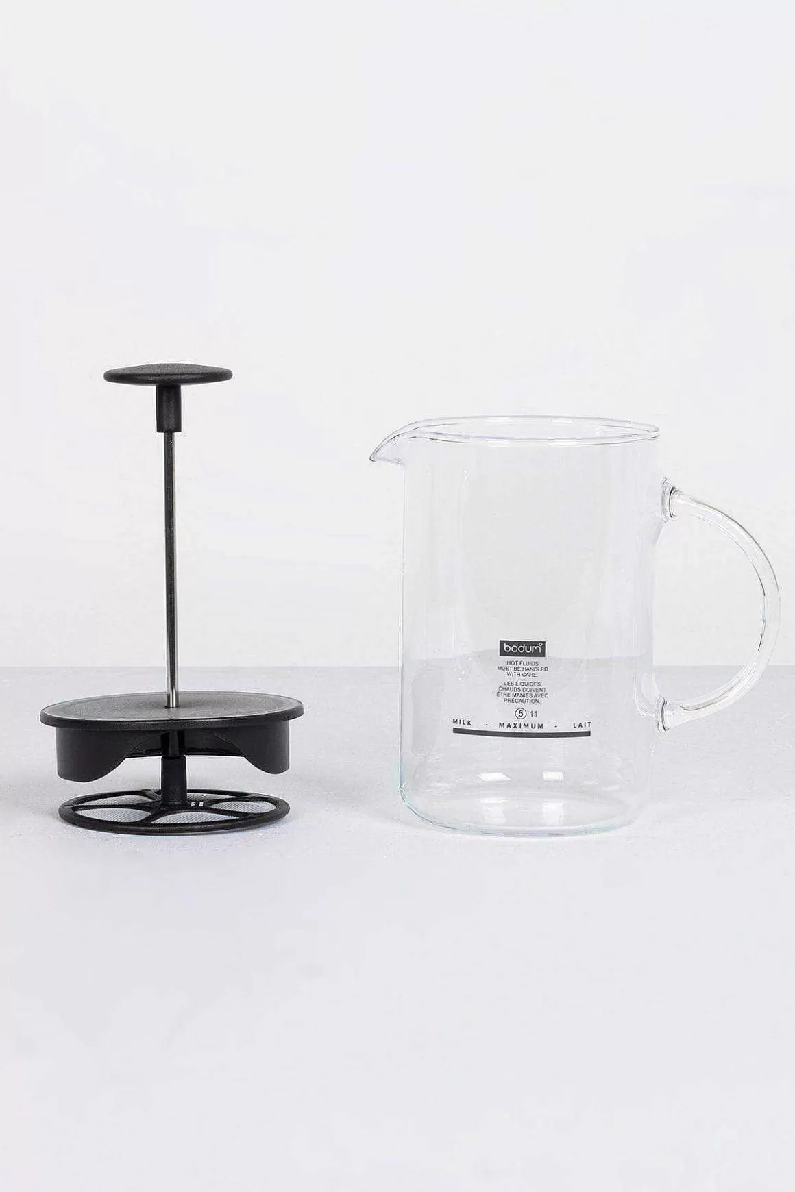 Bodum Latteo Milk Frother With Glass Handle Shop