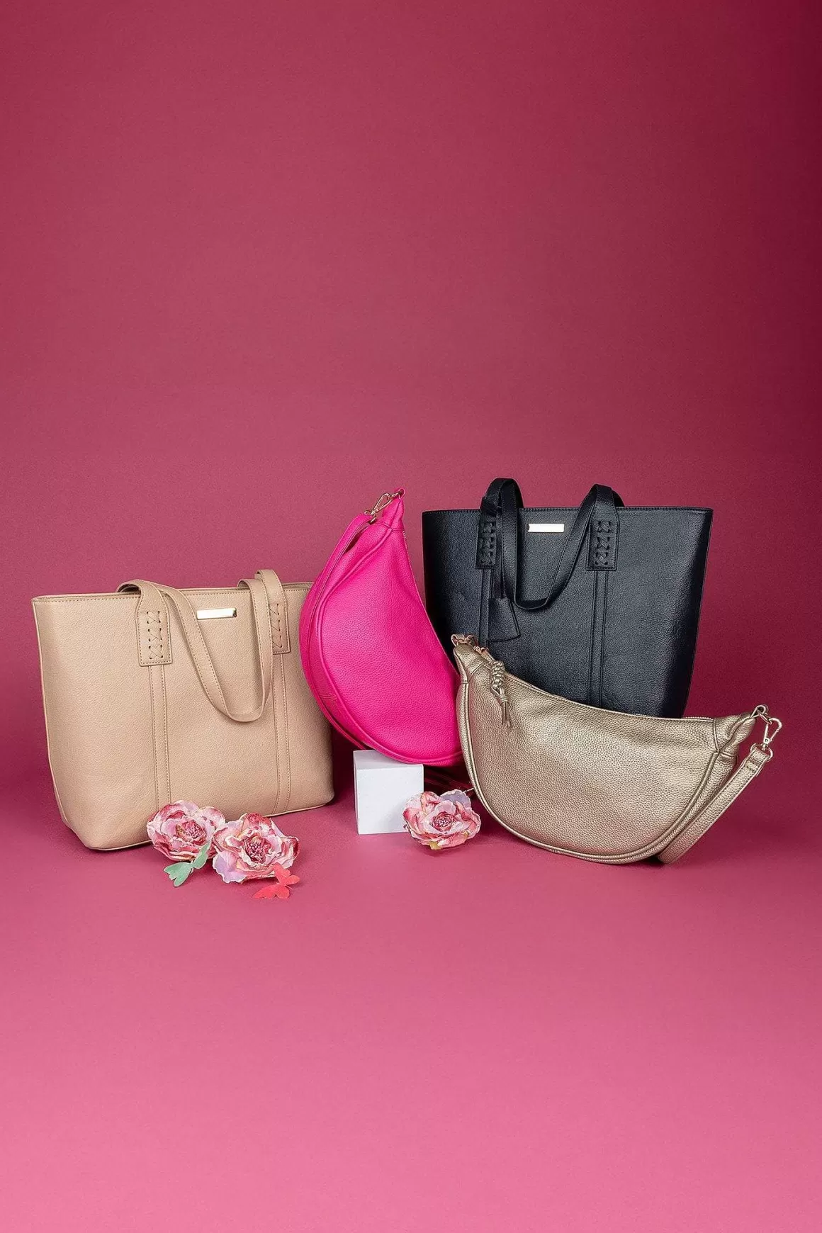 SOUL Accessories Leather Look Everyday Tote In Beige Hot