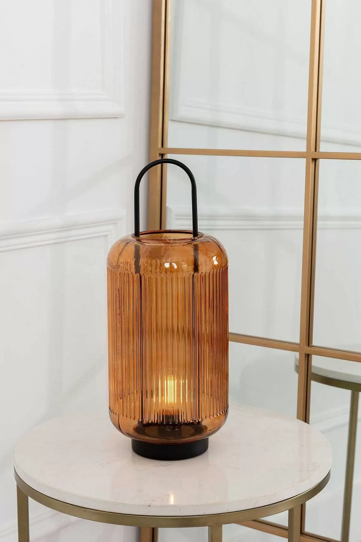 Kirkwood Led Amber Glass Lamp Cheap