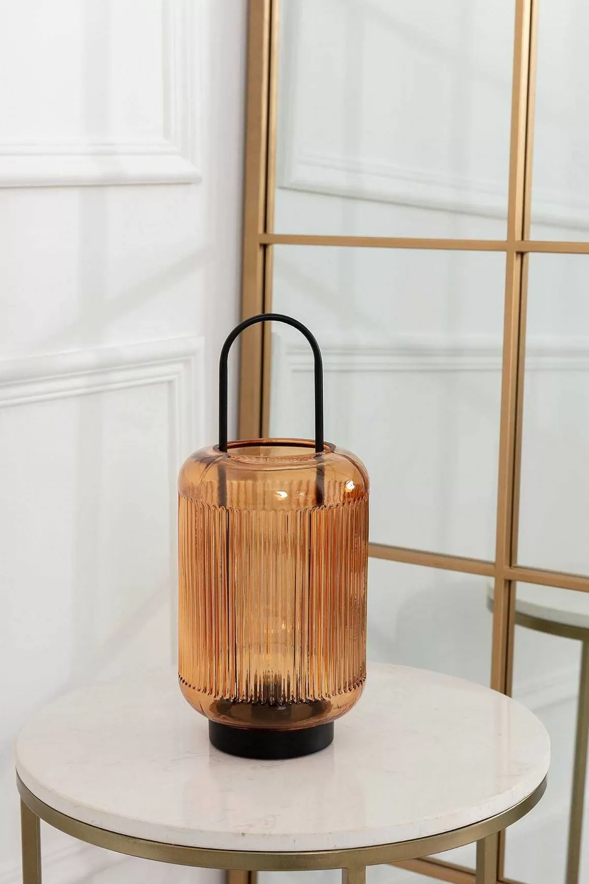 Kirkwood Led Amber Glass Lamp Best Sale