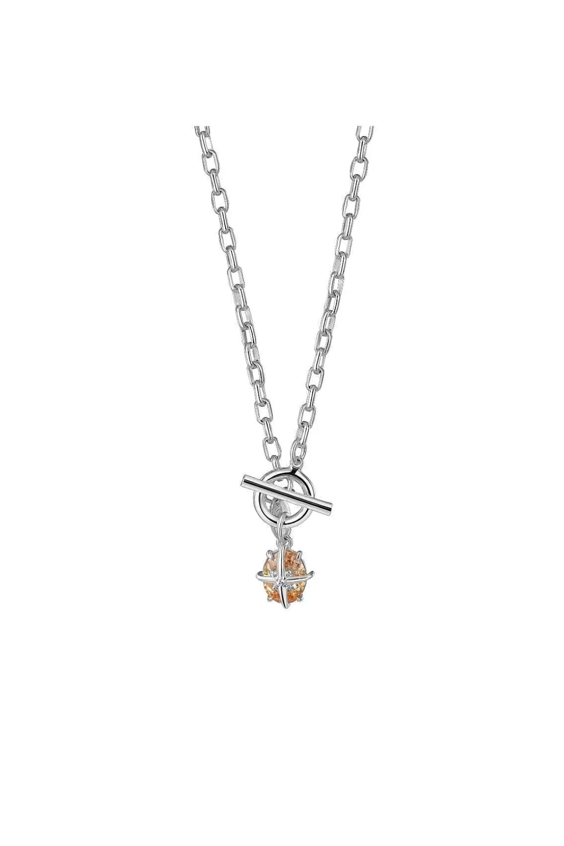 Newbridge Silverware Jewellery Light Peach T-Bar Pendant Hot