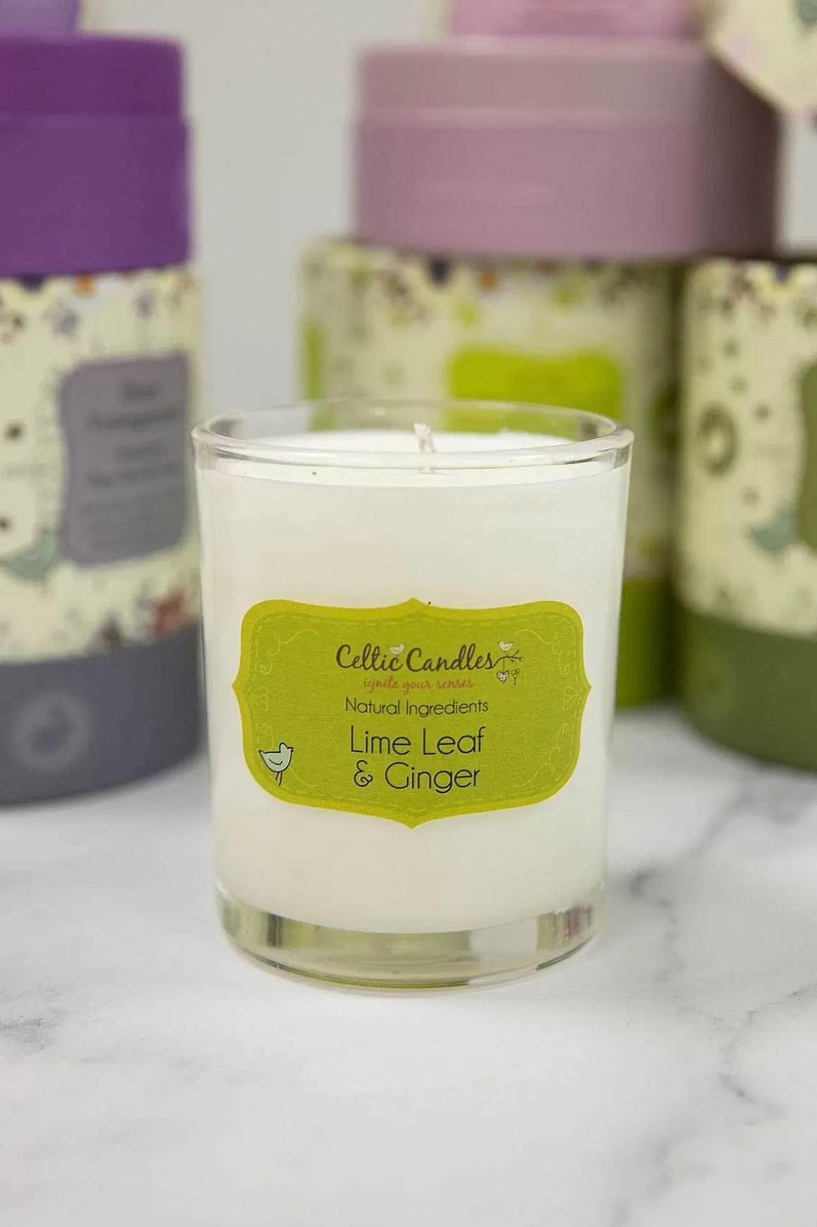 Celtic Candles Lime Leaf And Ginger Aromapot Round Tumbler 20Cl Clearance