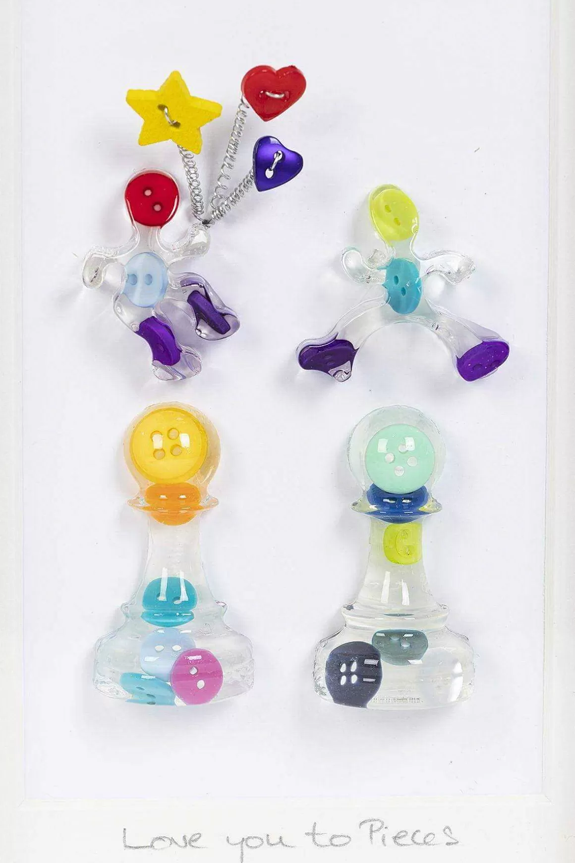 Button Studio Love You To Pieces Small Discount