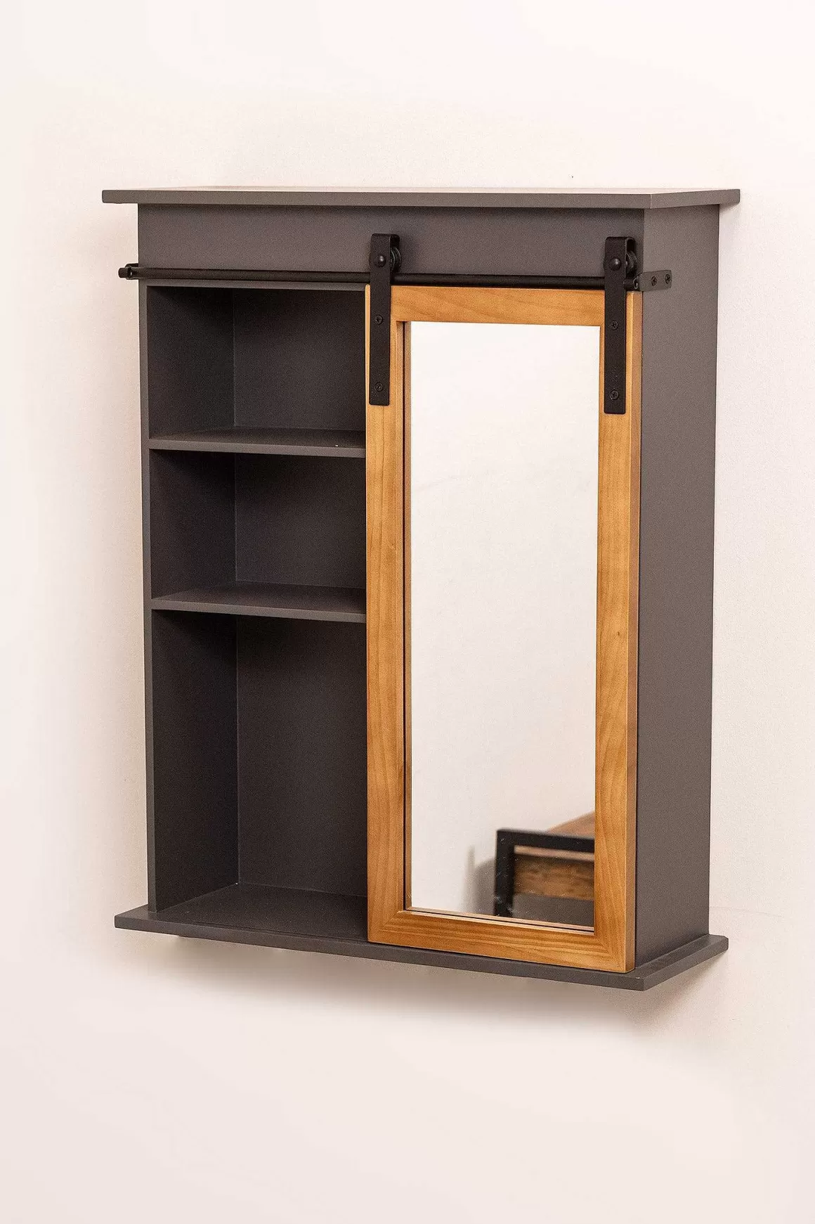 Carraig Donn HOME Marina Grey Bathroom Wall Cabinet Clearance