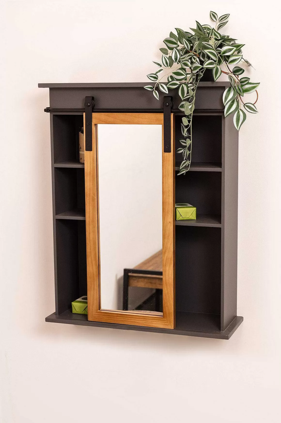 Carraig Donn HOME Marina Grey Bathroom Wall Cabinet Clearance