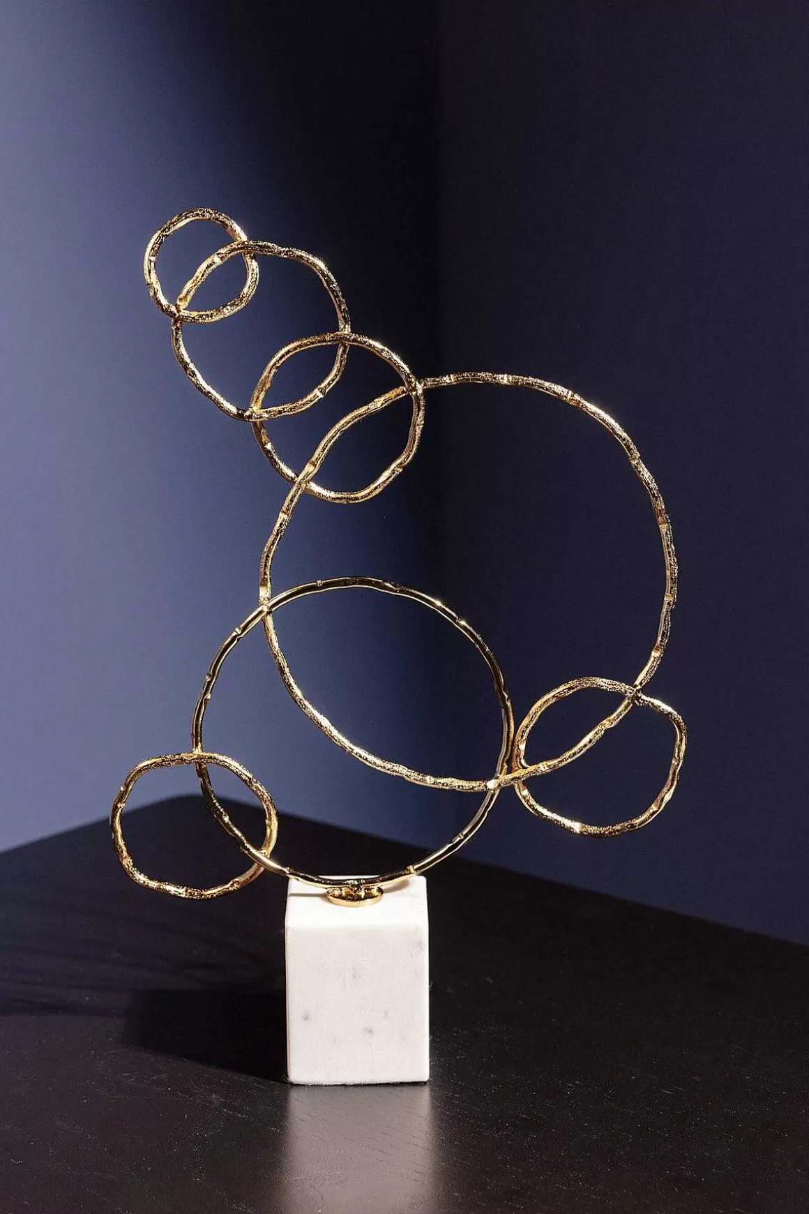 Atticus & Stone Medium Abstract Gold Marble Decor Best Sale