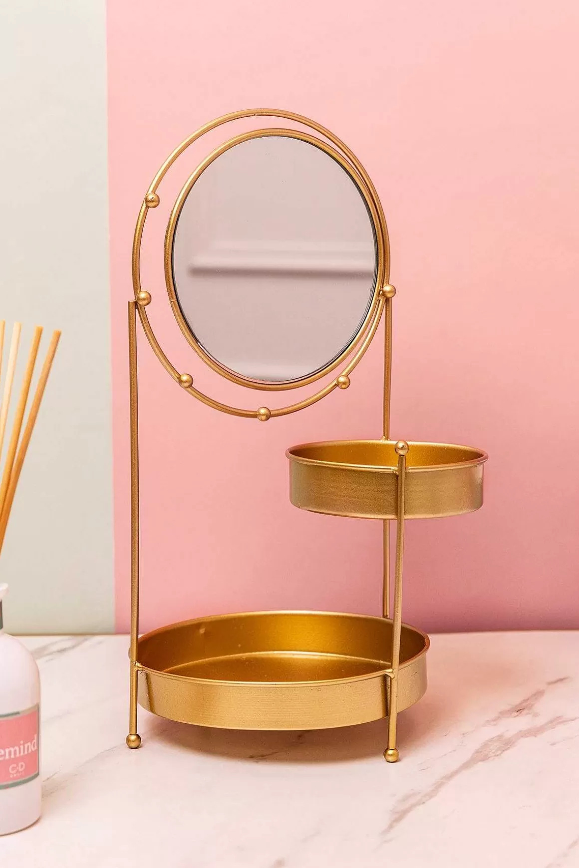 Carraig Donn Dwell Metal Mirrored Jewellery Holder Online