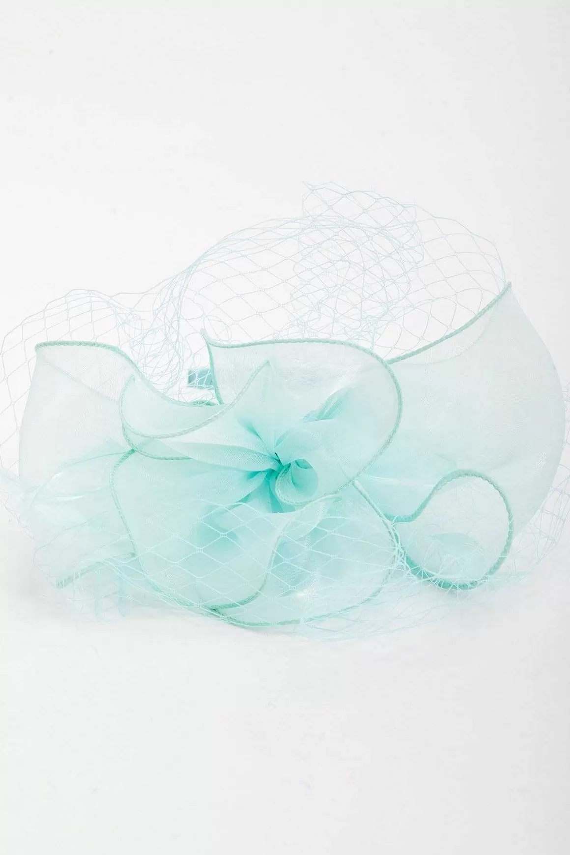 SOUL Accessories Mint Hairband Fascinator With Net & Feathers Best Sale
