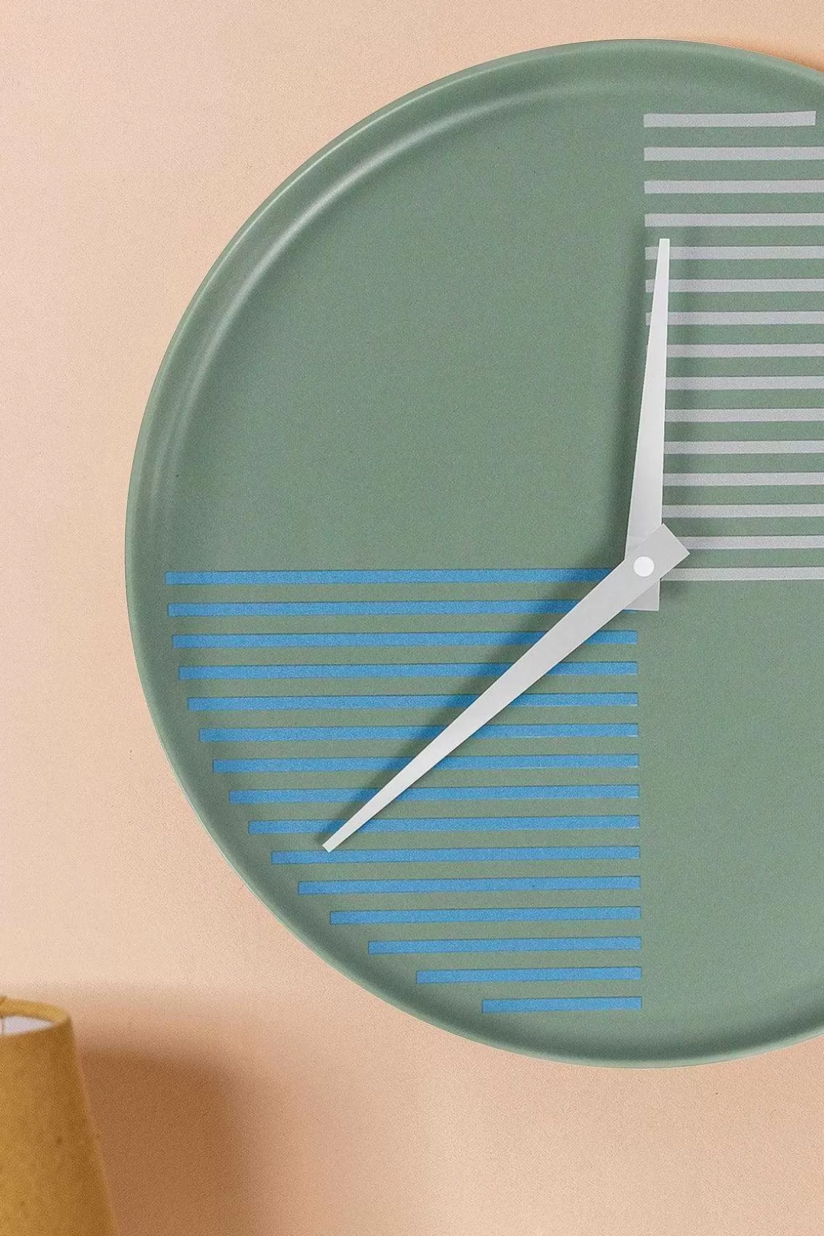 Carraig Donn HOME Modern Ceramic Blue Wall Clock Sale