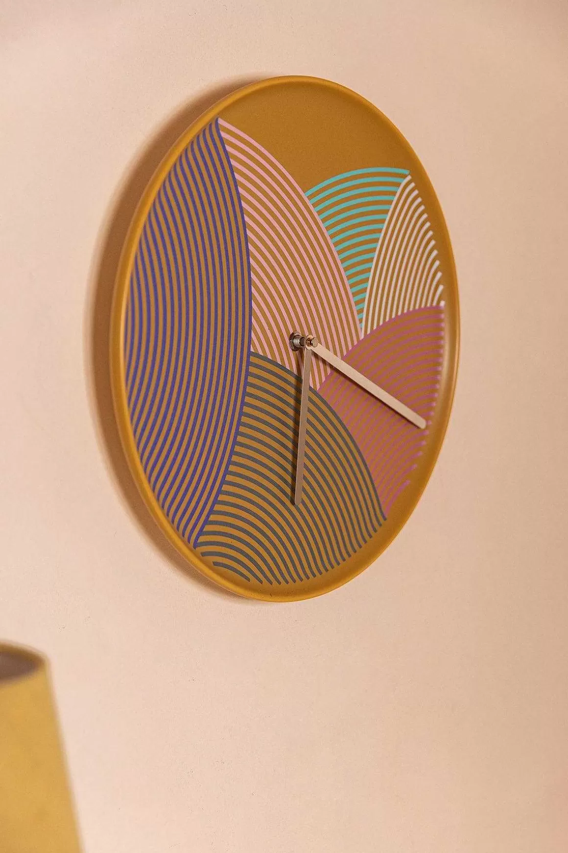 Carraig Donn HOME Modern Ceramic Mustard Wall Clock New