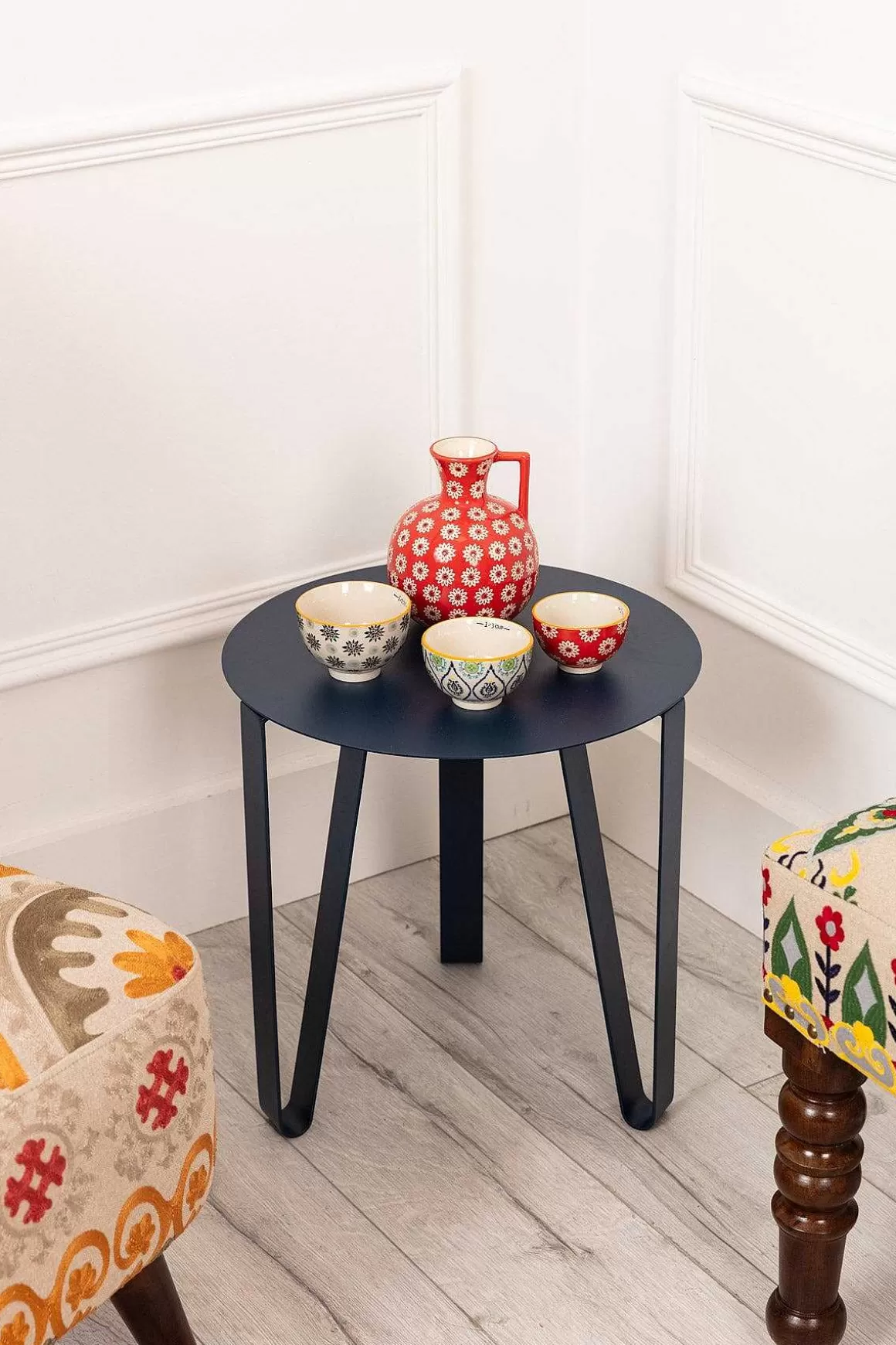 Carraig Donn HOME Modern Navy Side Table Cheap