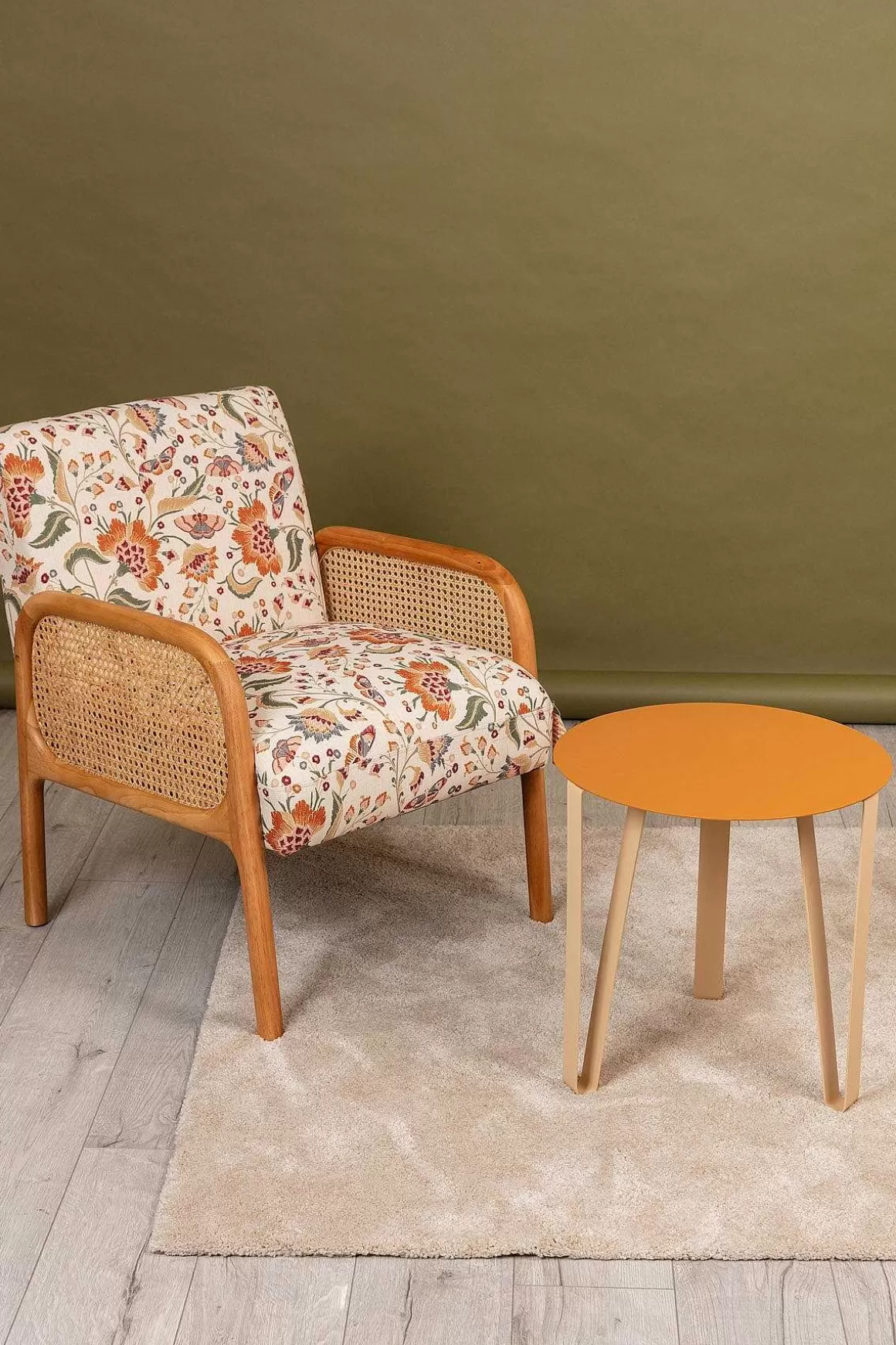 Carraig Donn HOME Modern Orange Side Table Store