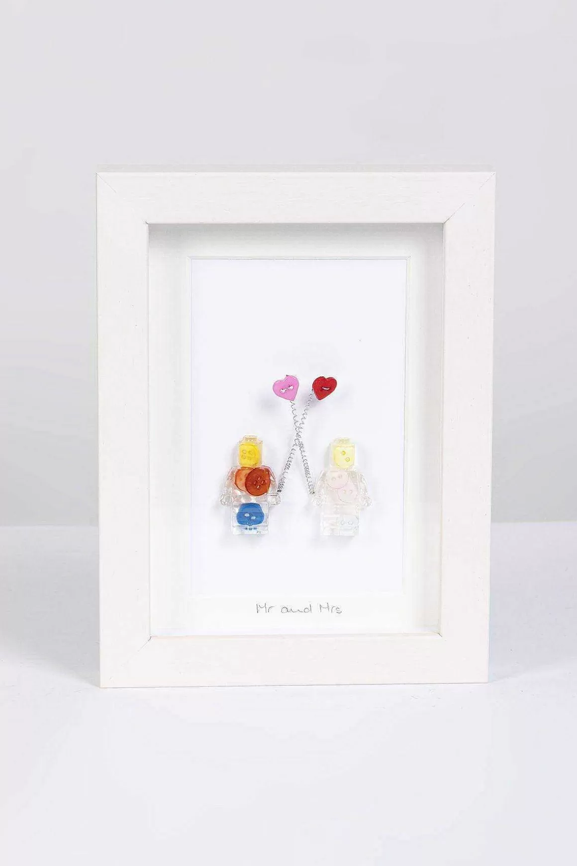 Button Studio Mr & Mrs Wall Art Cheap