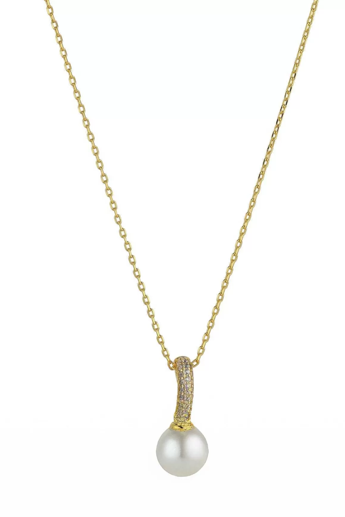 Knight & Day Nalani Gold Pearl Pendant Necklace Outlet