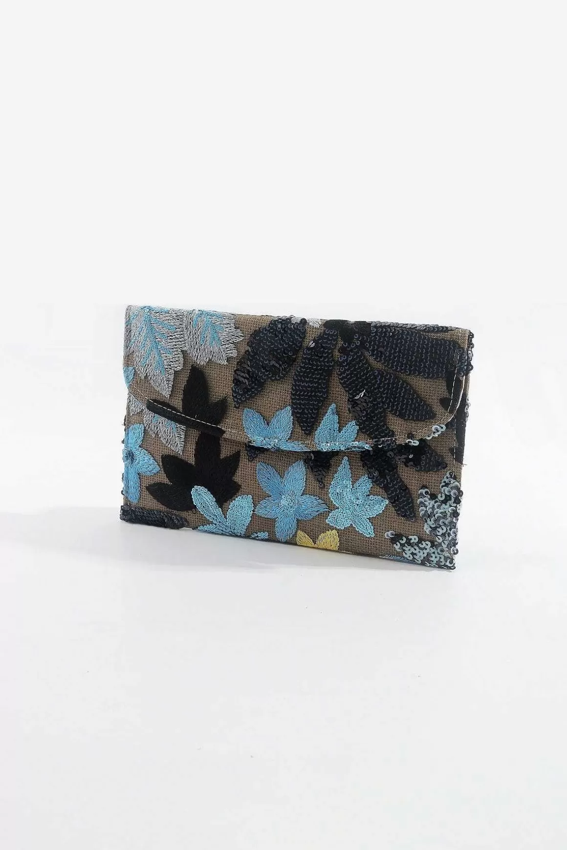 SOUL Accessories Navy Embellished Clutch Bag Cheap