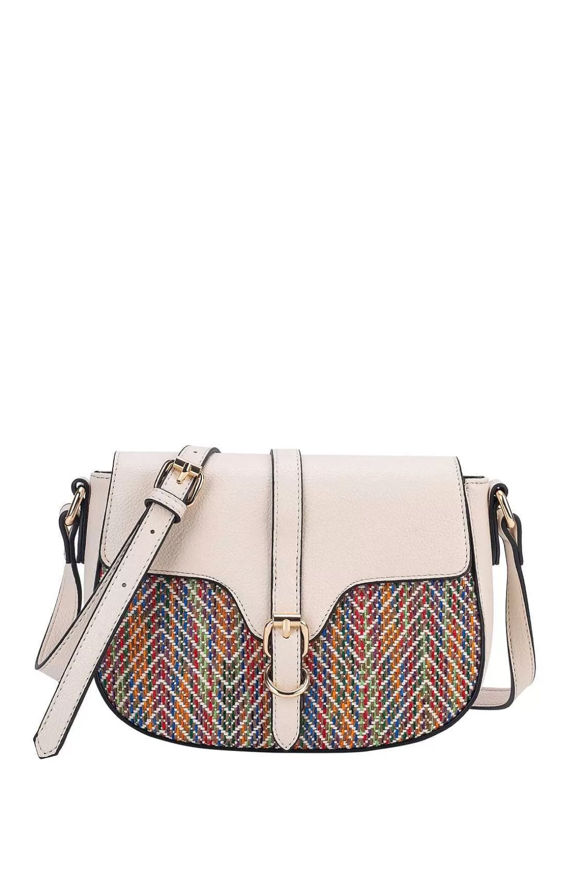 Hampton Omo Saddle Crossbody Bag In Cream Outlet