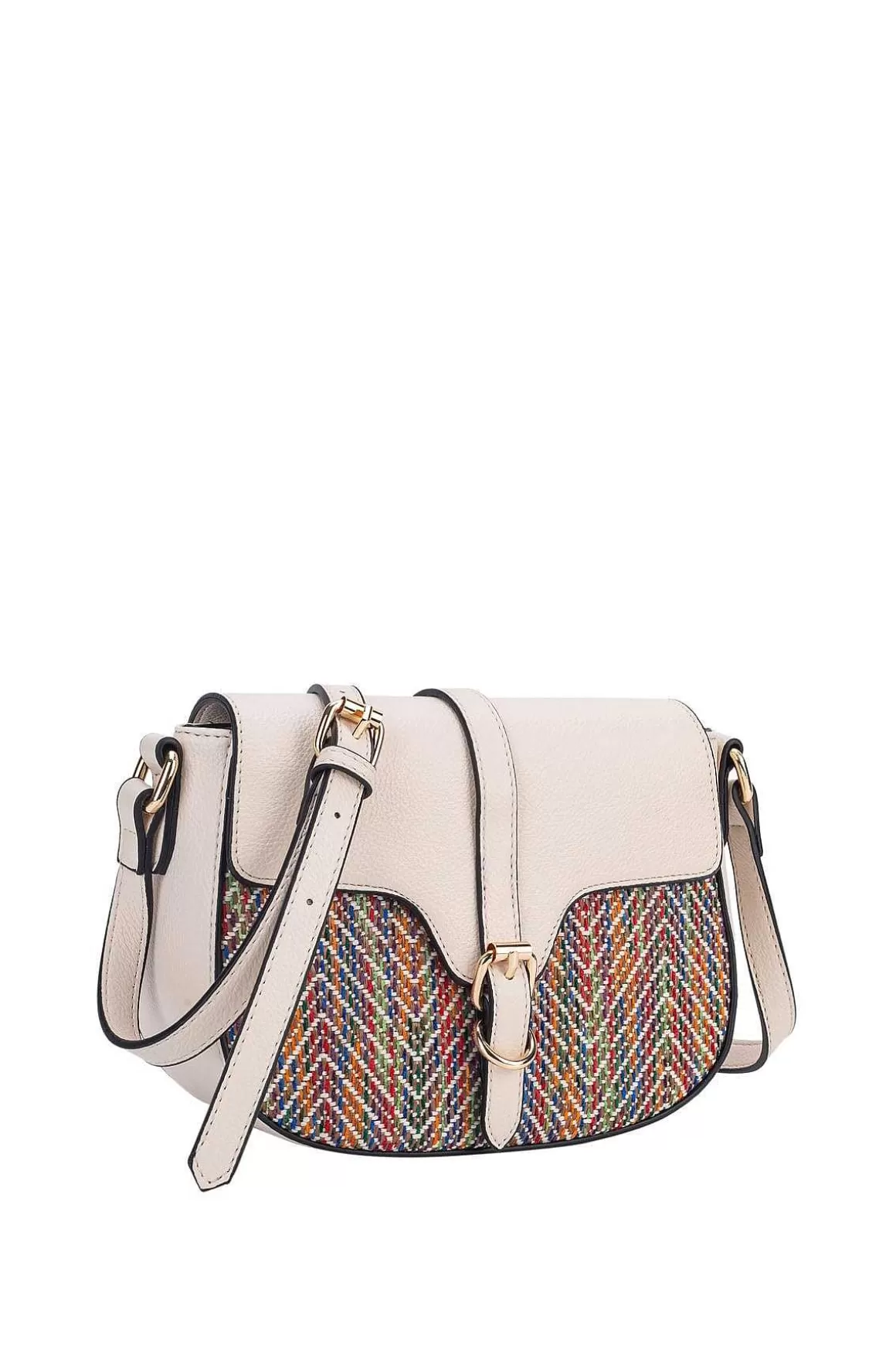 Hampton Omo Saddle Crossbody Bag In Cream Outlet