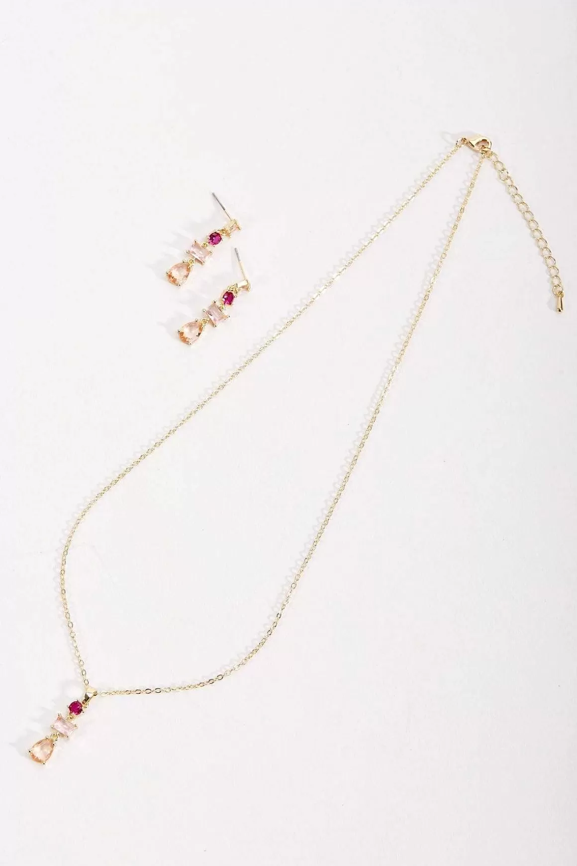 Soul Jewellery Pink Jewel Earrings Outlet