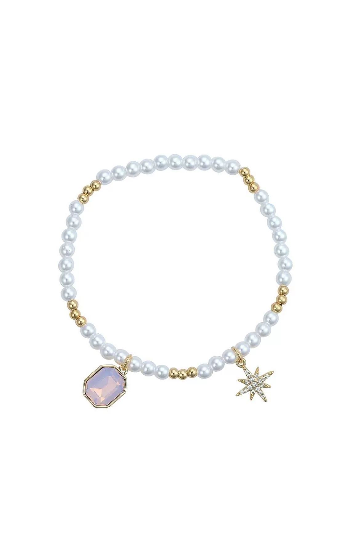 Knight & Day Pink Opal & Pearl Bracelet Best