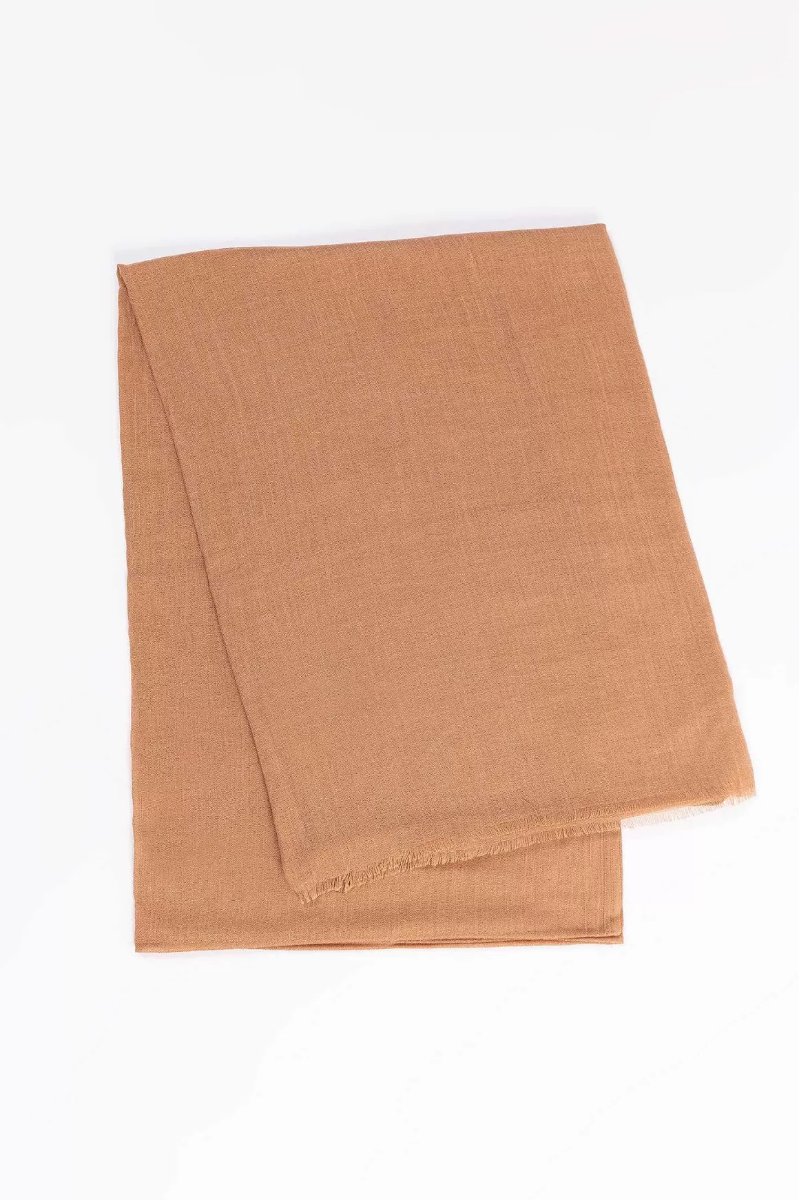 Pala D'oro Accessories Plain Scarf In Camel Flash Sale