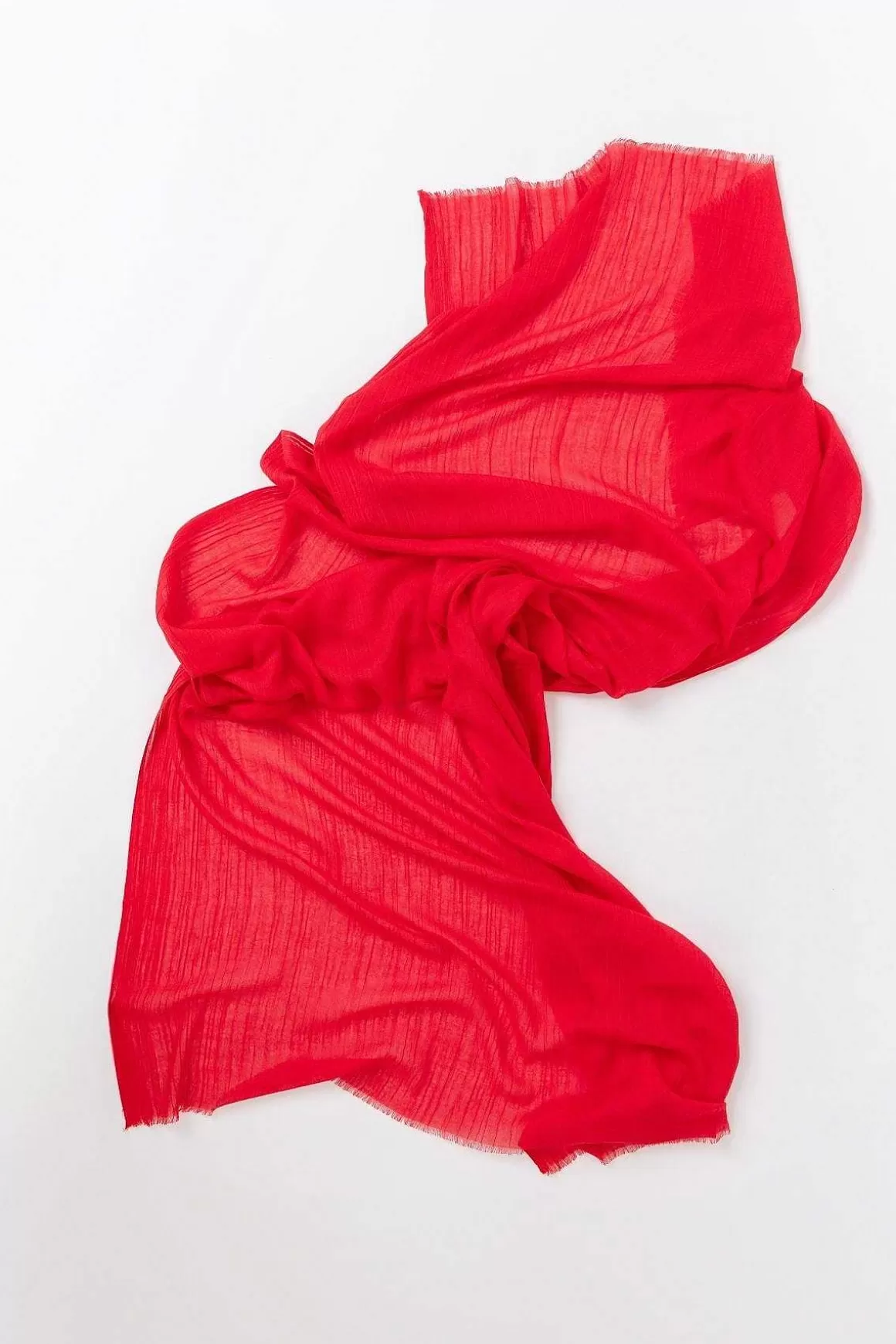 Pala D'oro Accessories Plain Scarf In Red Discount