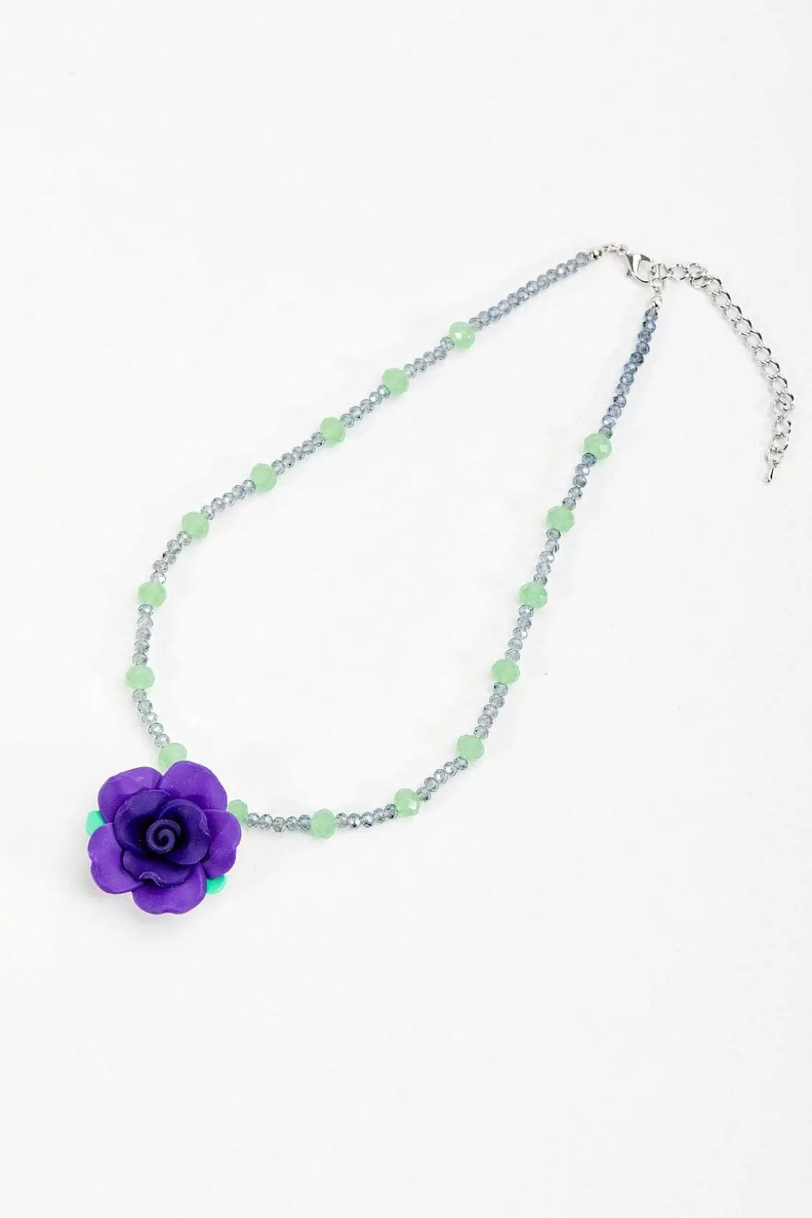 Soul Jewellery Purple Flower Necklace New