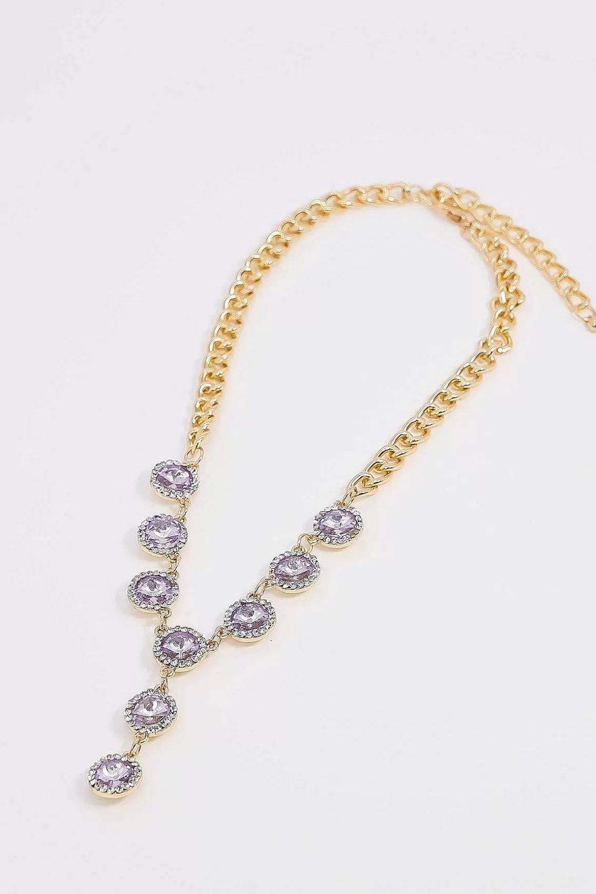 Soul Jewellery Purple Stone Necklace Best Sale
