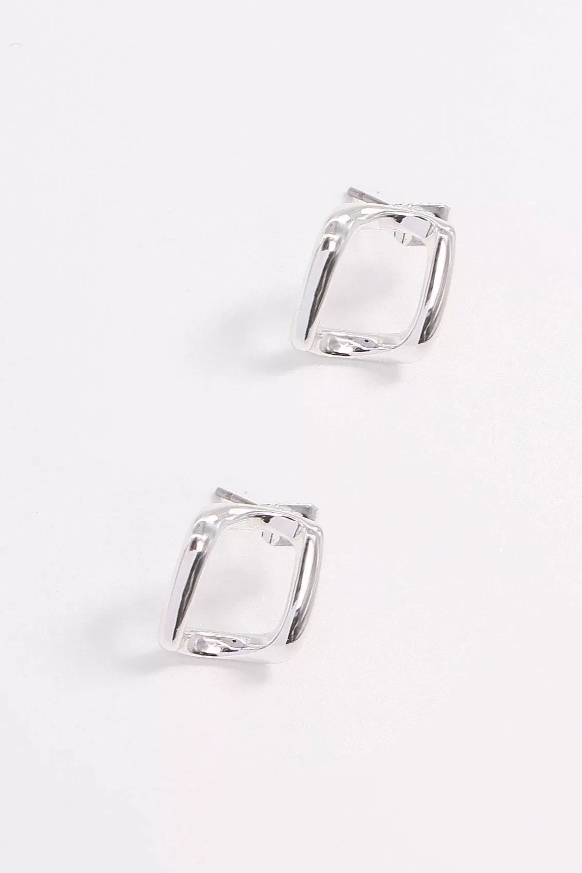 Soul Jewellery Rhombus Earrings In Silver New