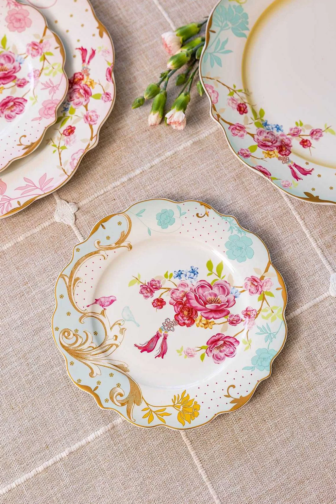 Rosa Belle Blue Side Plate Shop