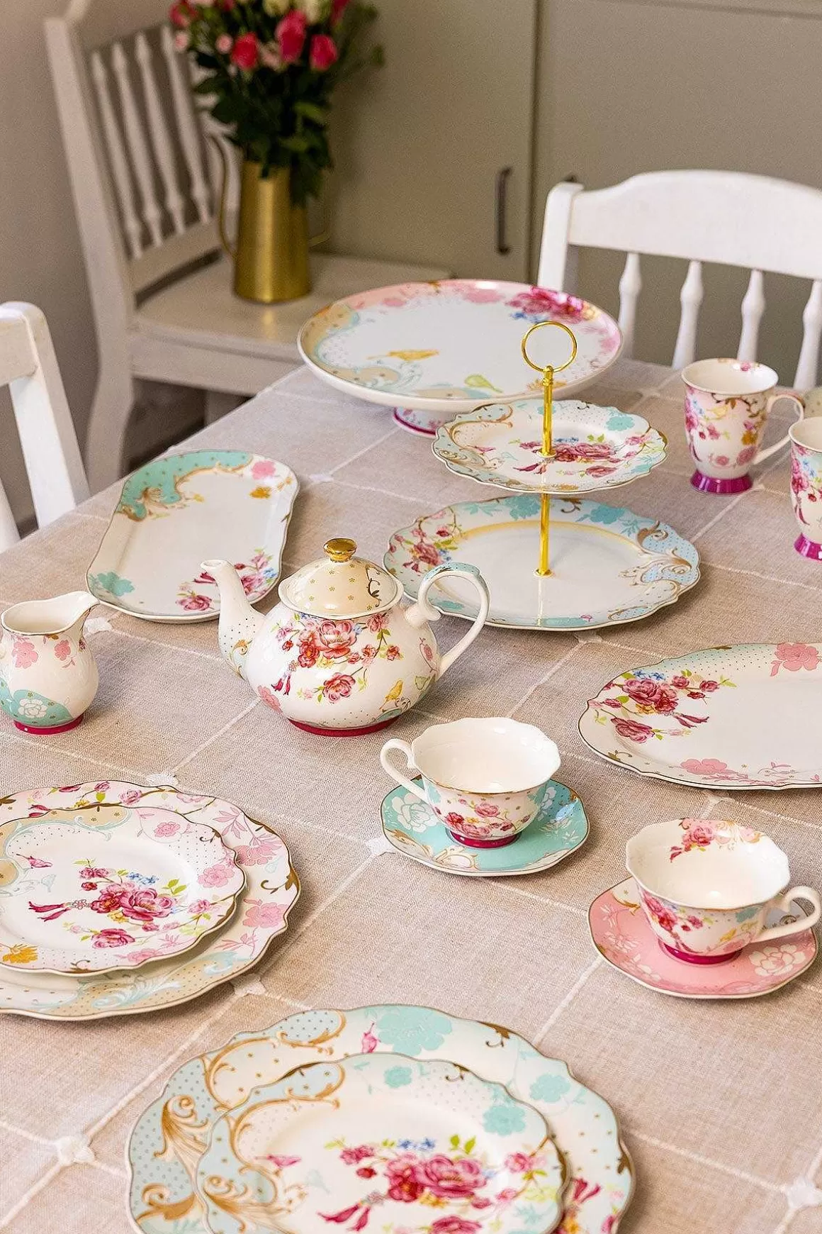 Rosa Belle Blue Side Plate Shop