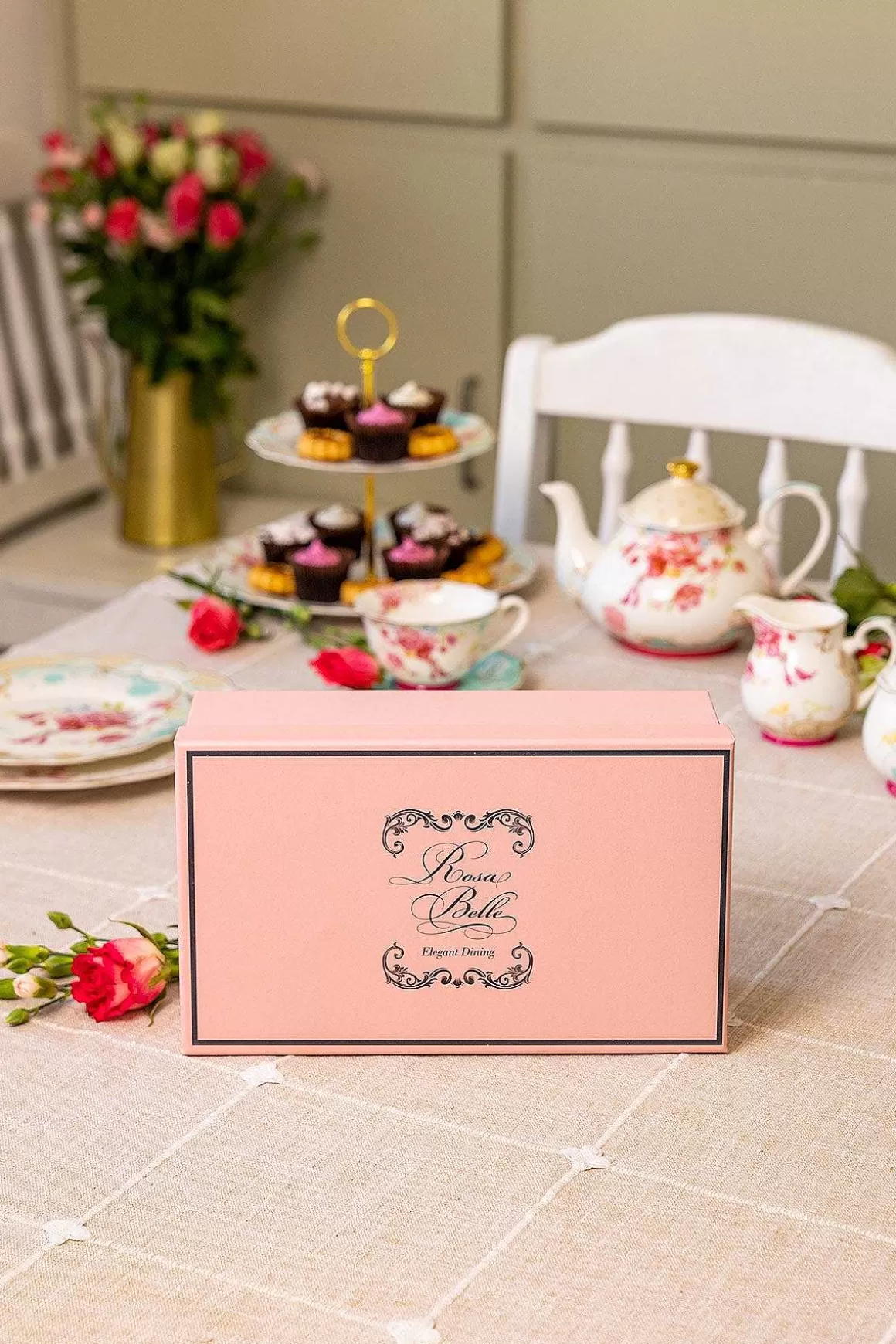 Rosa Belle Cups & Saucer Set Cheap