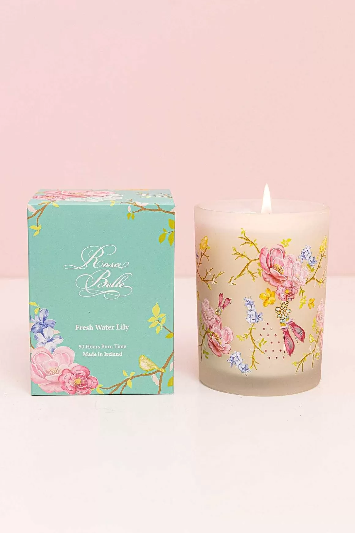 Rosa Belle Fresh Waterlily Candle Clearance
