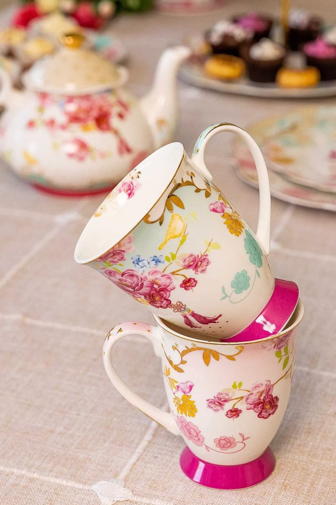 Rosa Belle Set Of 2 Mugs Store