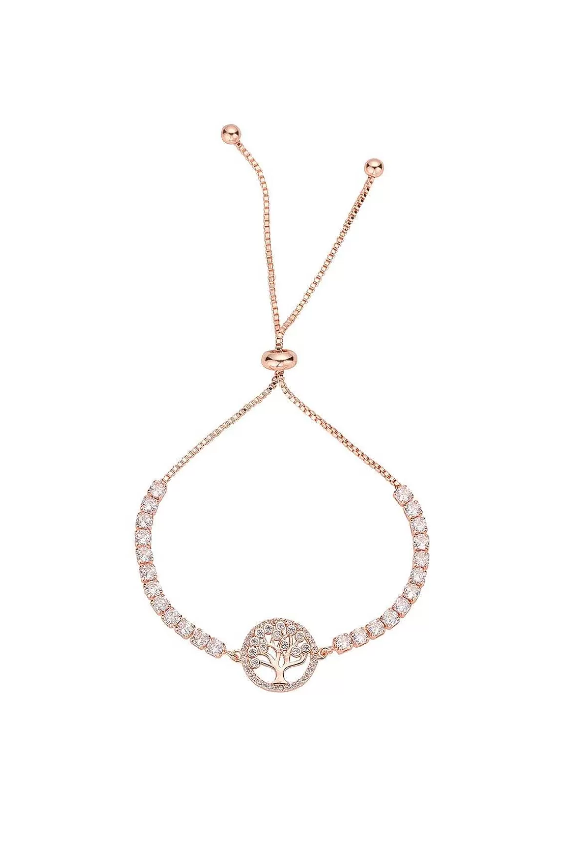 Knight & Day Rose Gold Tree Of Life Bracelet Sale