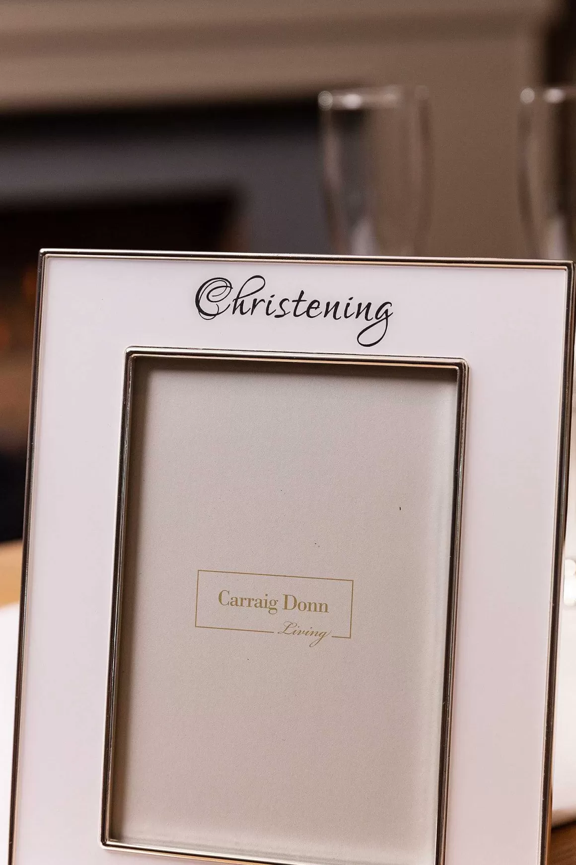 Carraig Donn Living Silver Christening Frame 5X7 Cheap