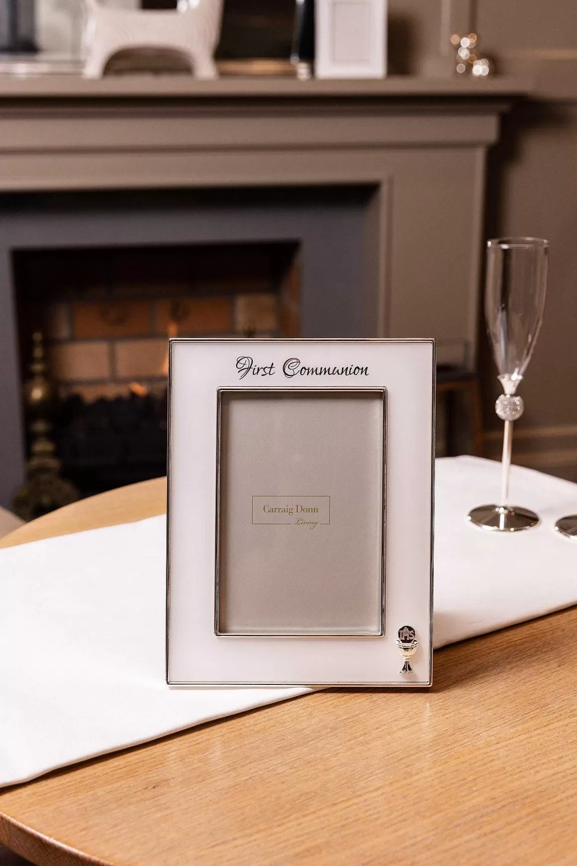 Carraig Donn Living Silver Communion Photo Frame Hot